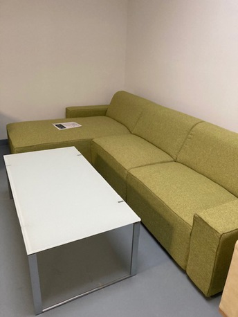 Sofa Kombination 3-teilig, Stoff: Bolton grün von der Möbelmarke M Design