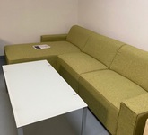 M Design Sofa Kombination 3-teilig, Stoff: Bolton grün